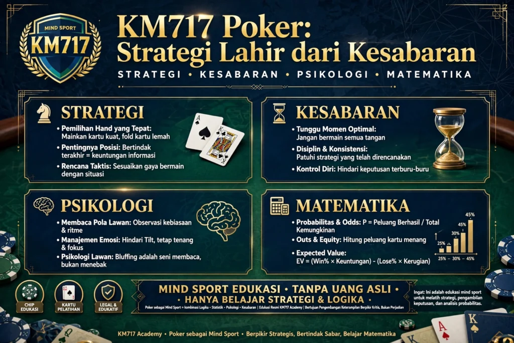 KM717 Poker: Strategi Lahir dari Kesabaran